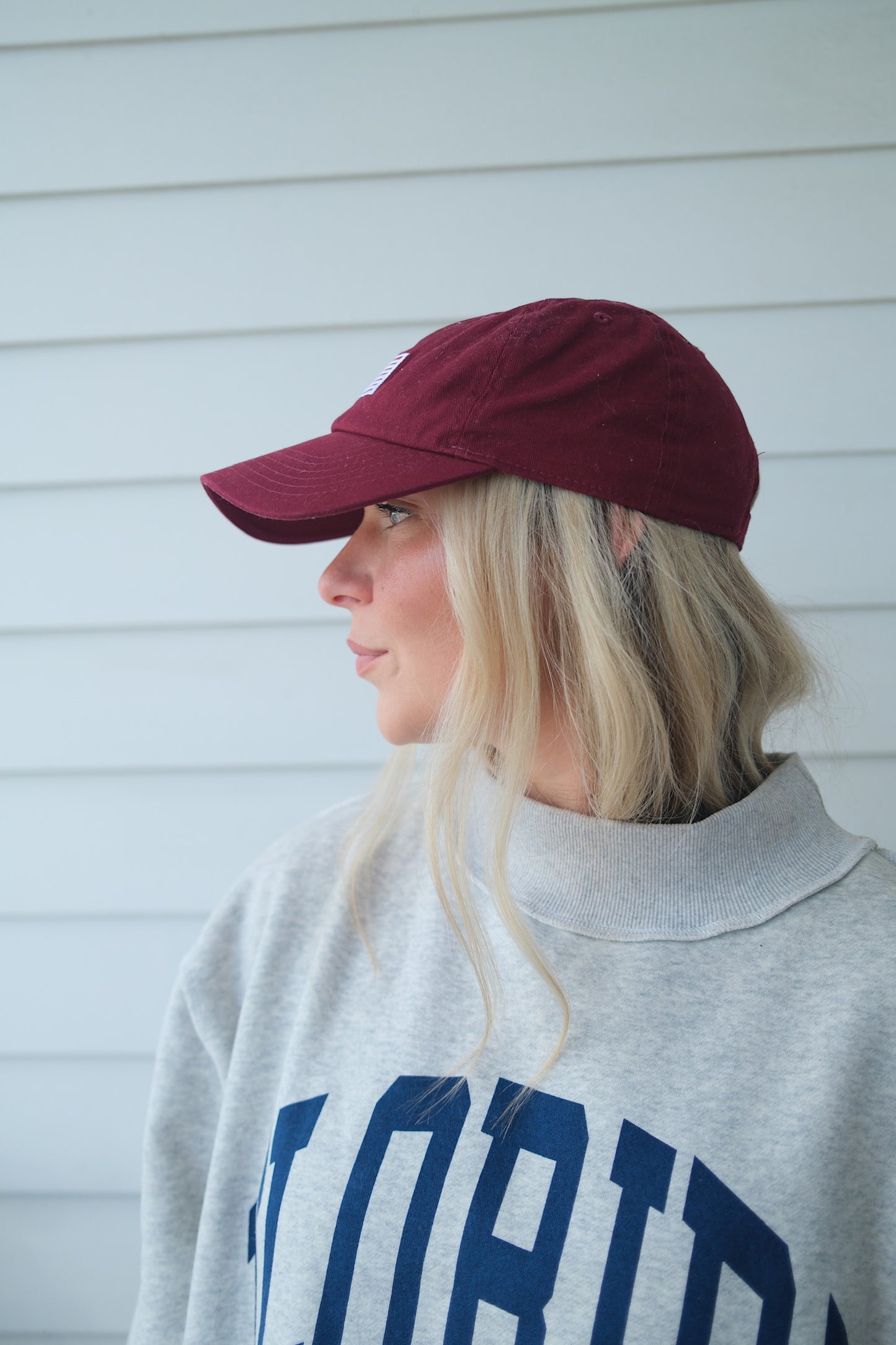 Flag Cap Dark Red
