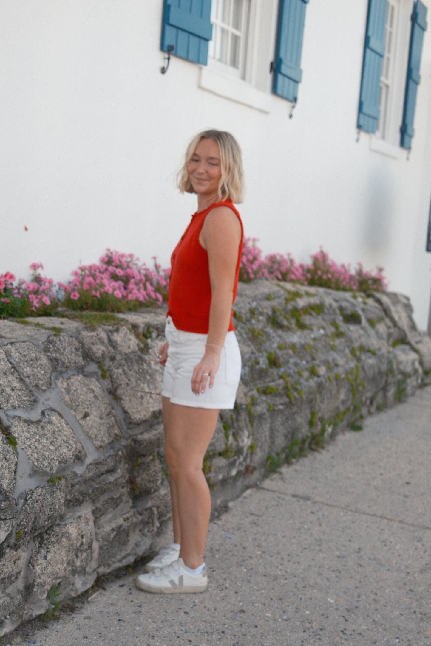Cherry Sweater Tank