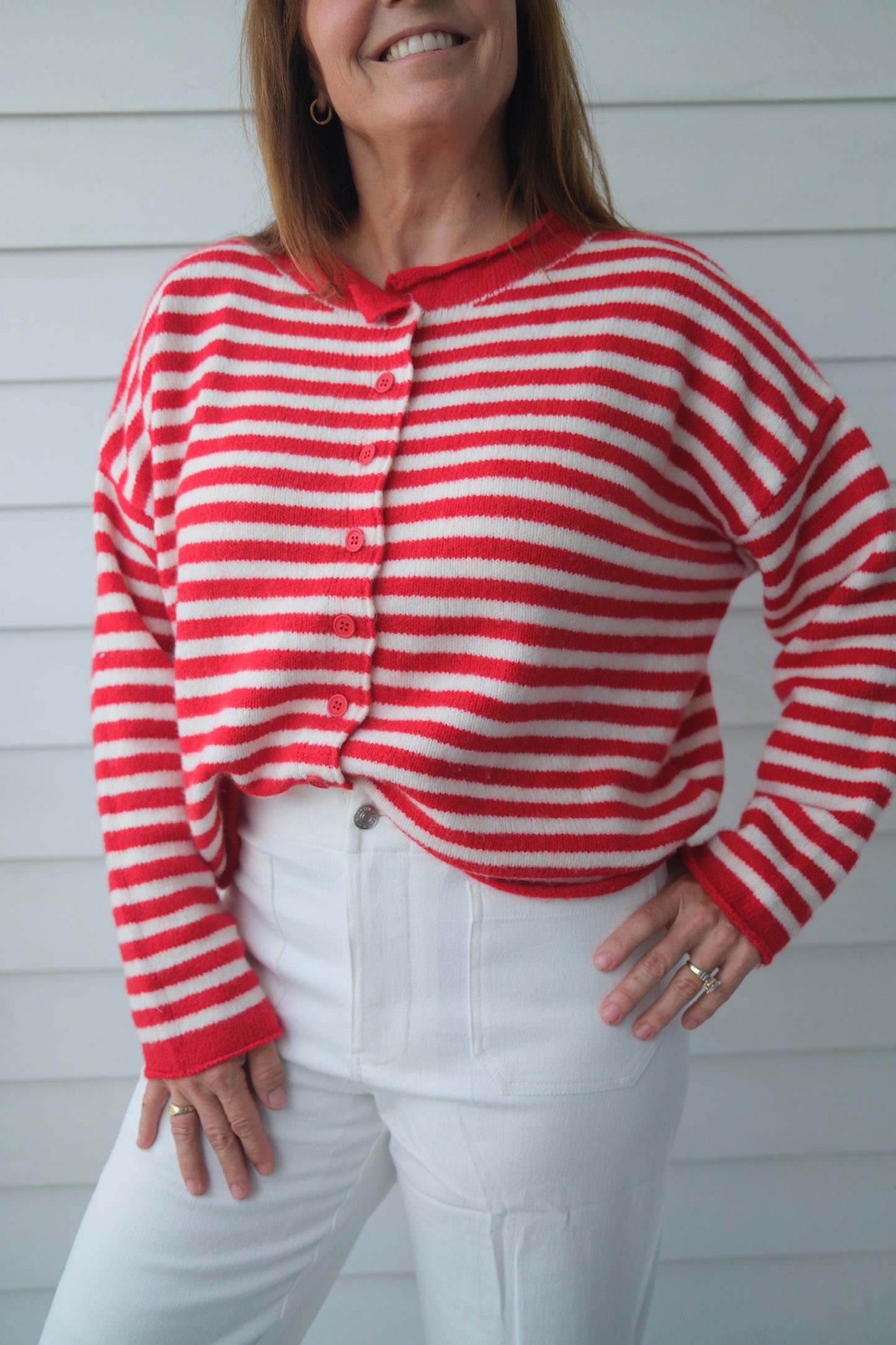 Sailor Striped Cardigan