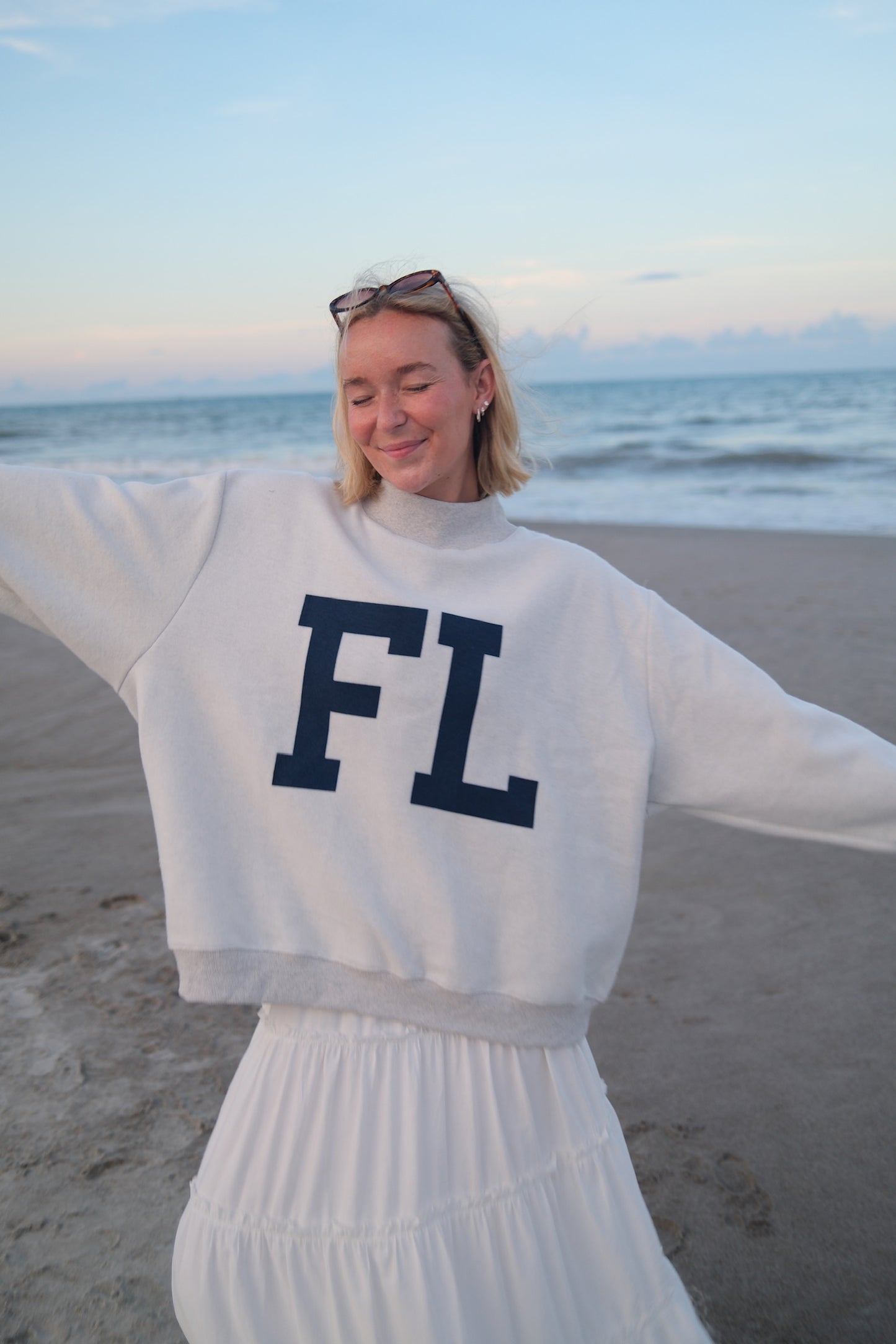 Reversible Florida Mockneck