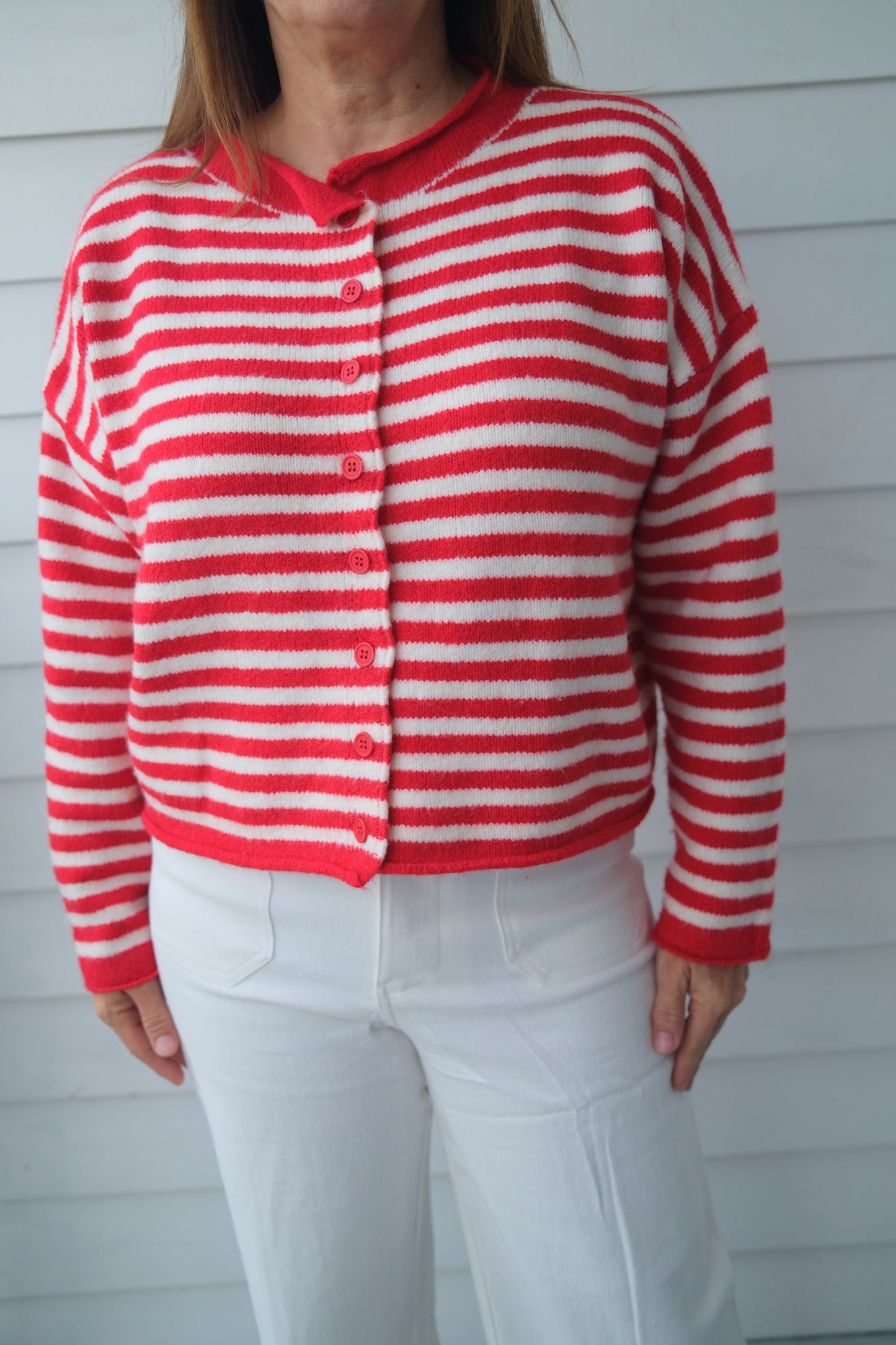 Sailor Striped Cardigan
