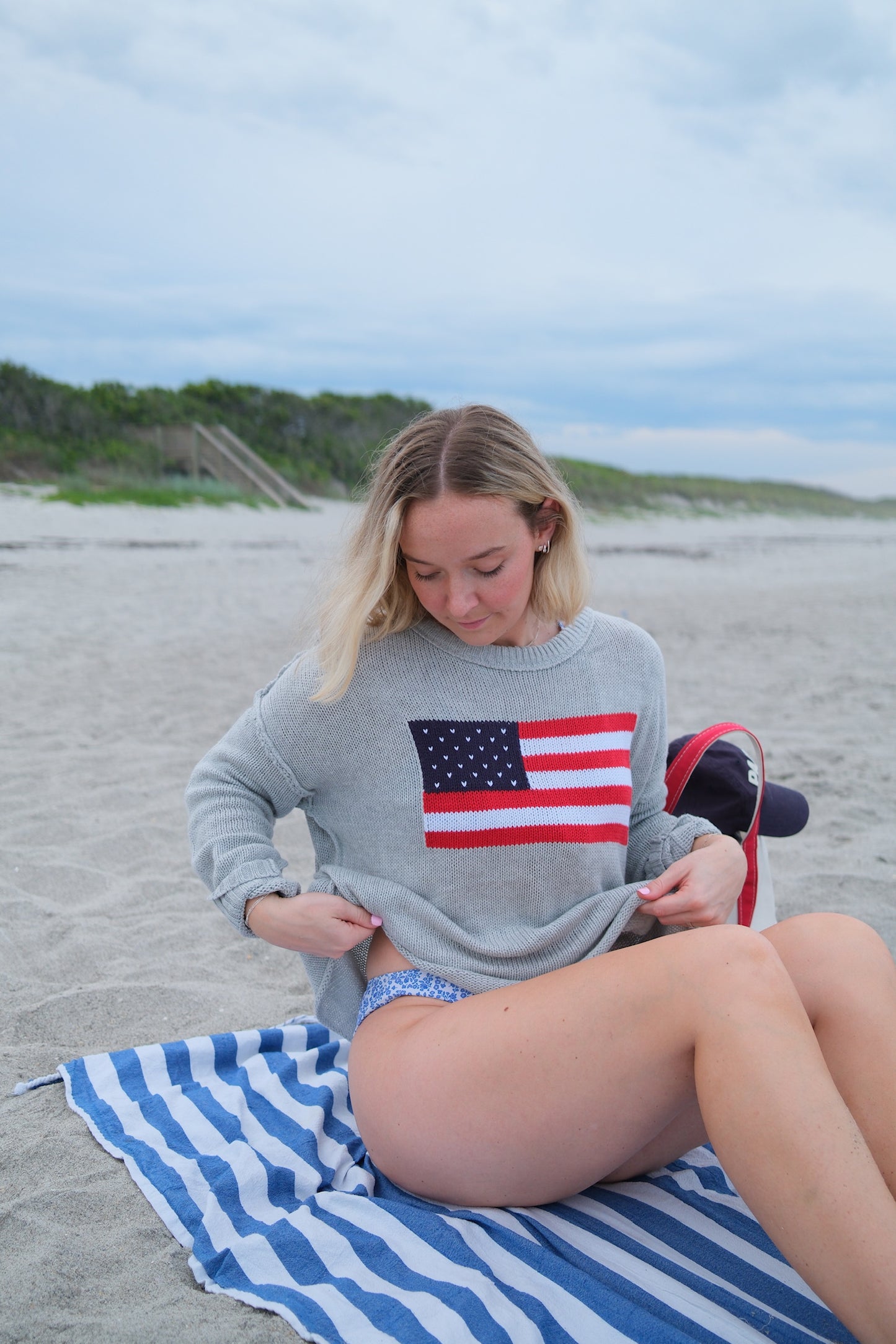 Flag Ship Sweater Oyster Grey