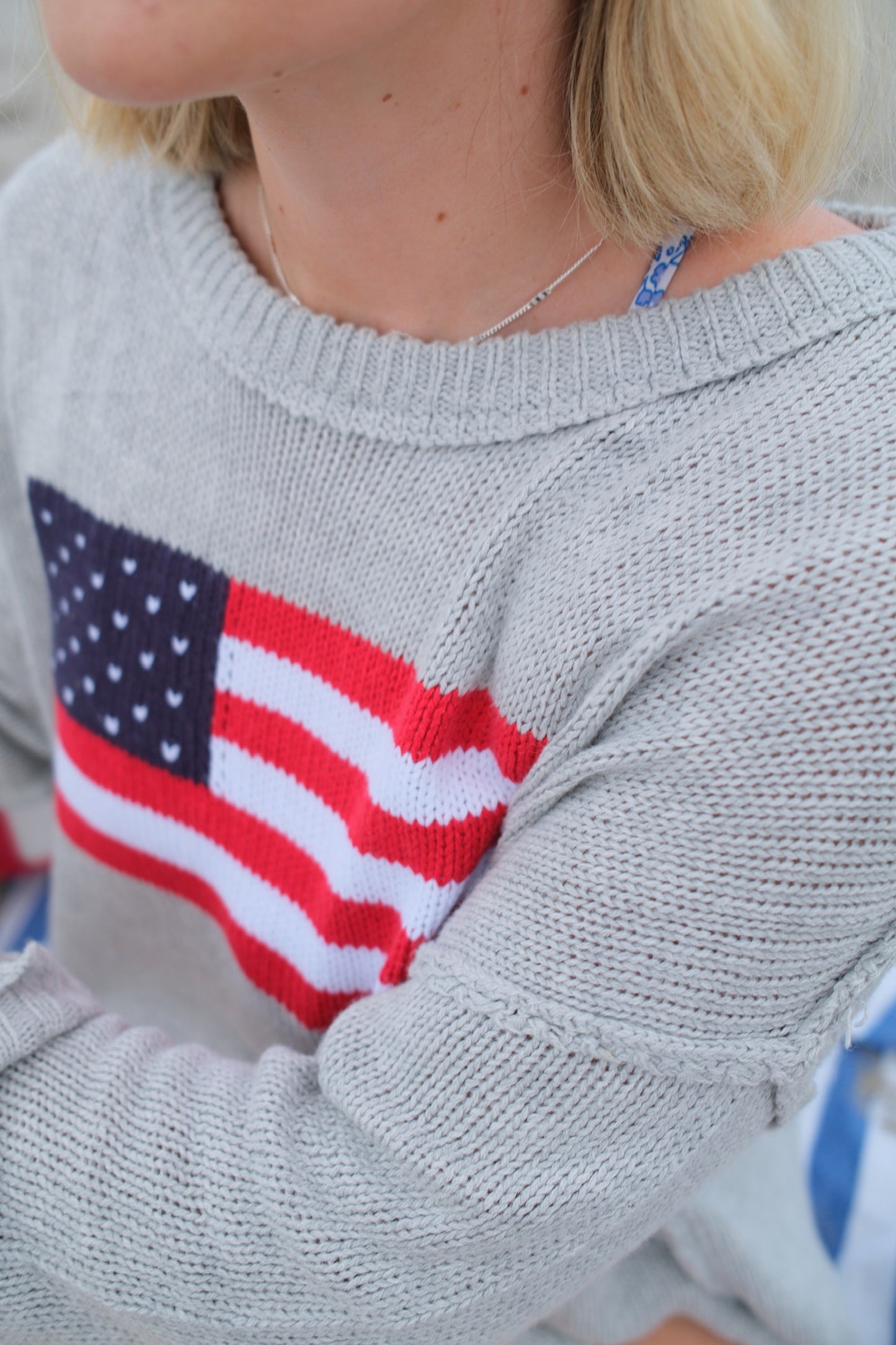 Flag Ship Sweater Oyster Grey
