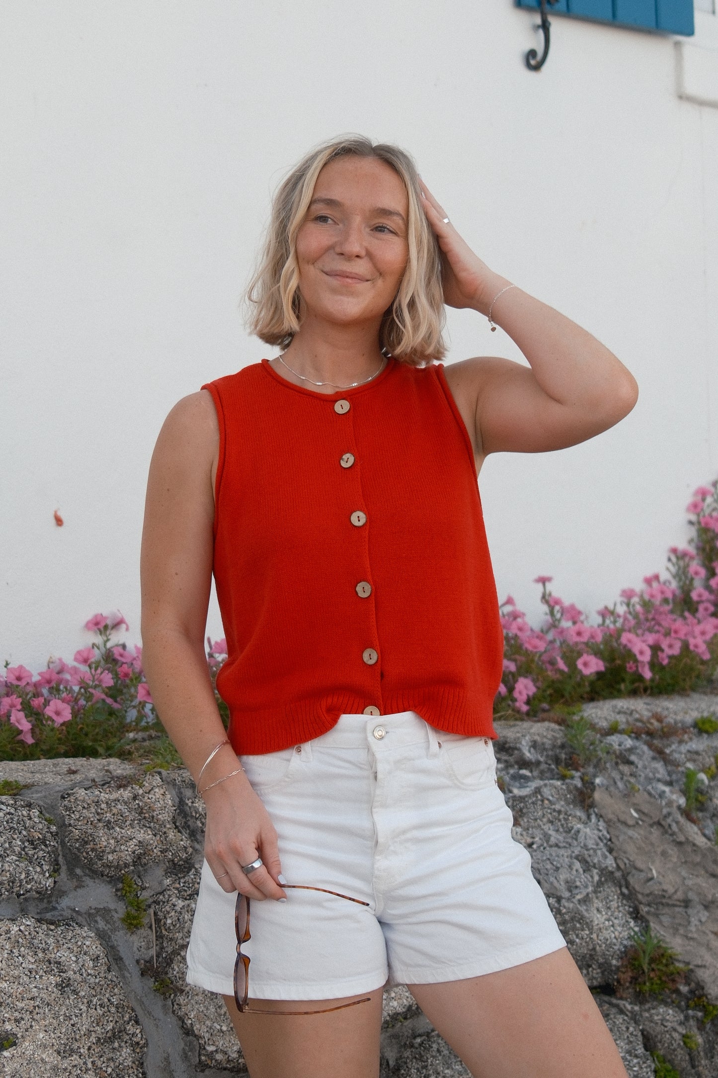 Cherry Sweater Tank