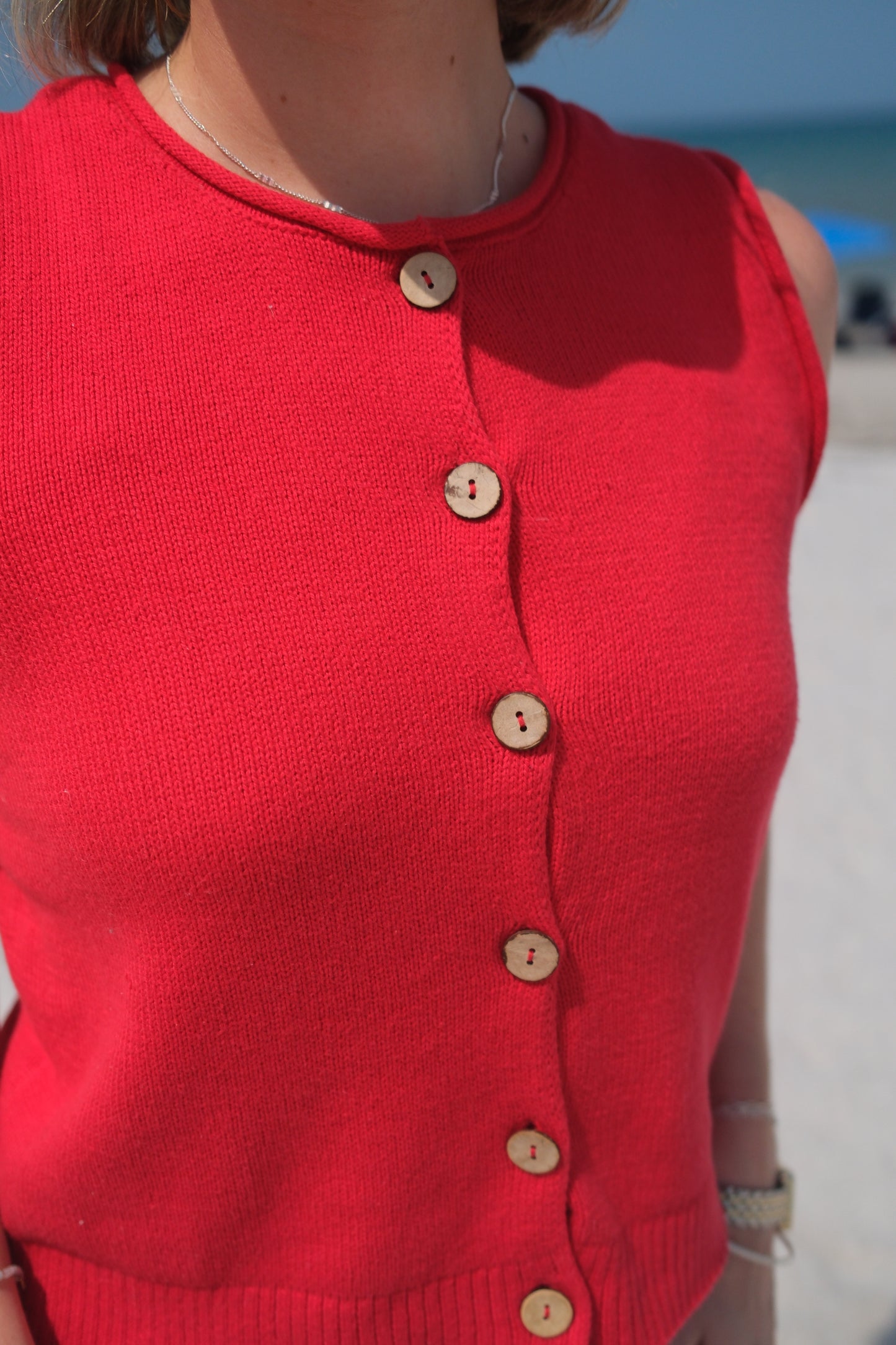 Cherry Sweater Tank