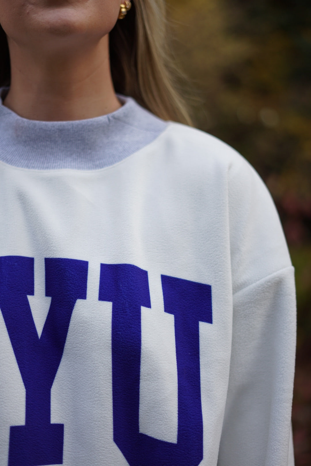 BYU Reversible Mockneck