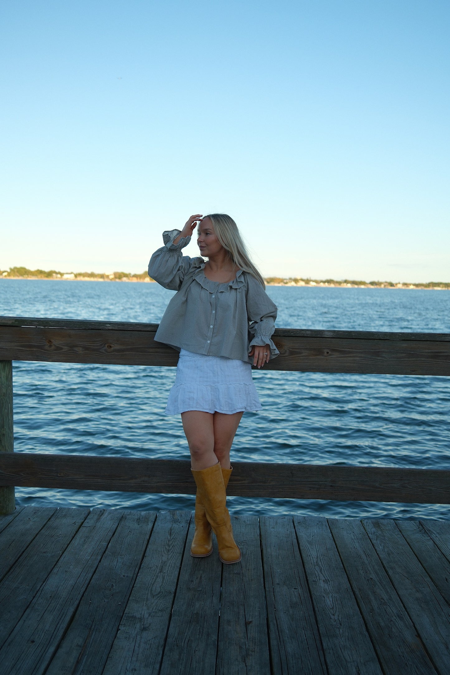 Augusta Ruffle Blouse