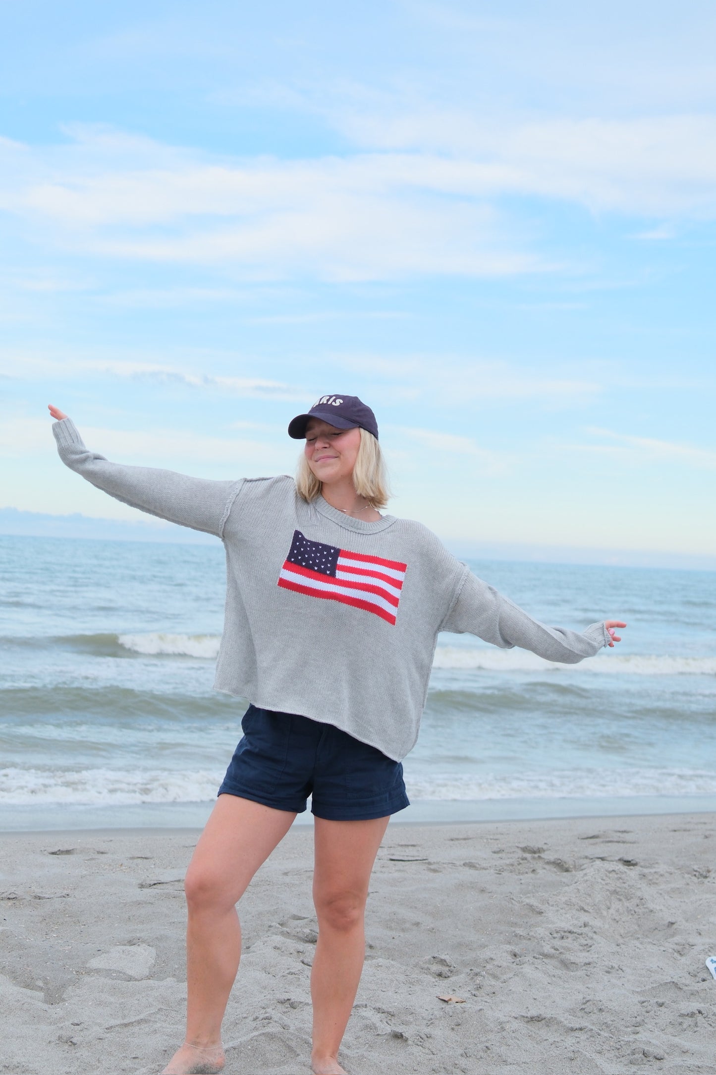 Flag Ship Sweater Oyster Grey