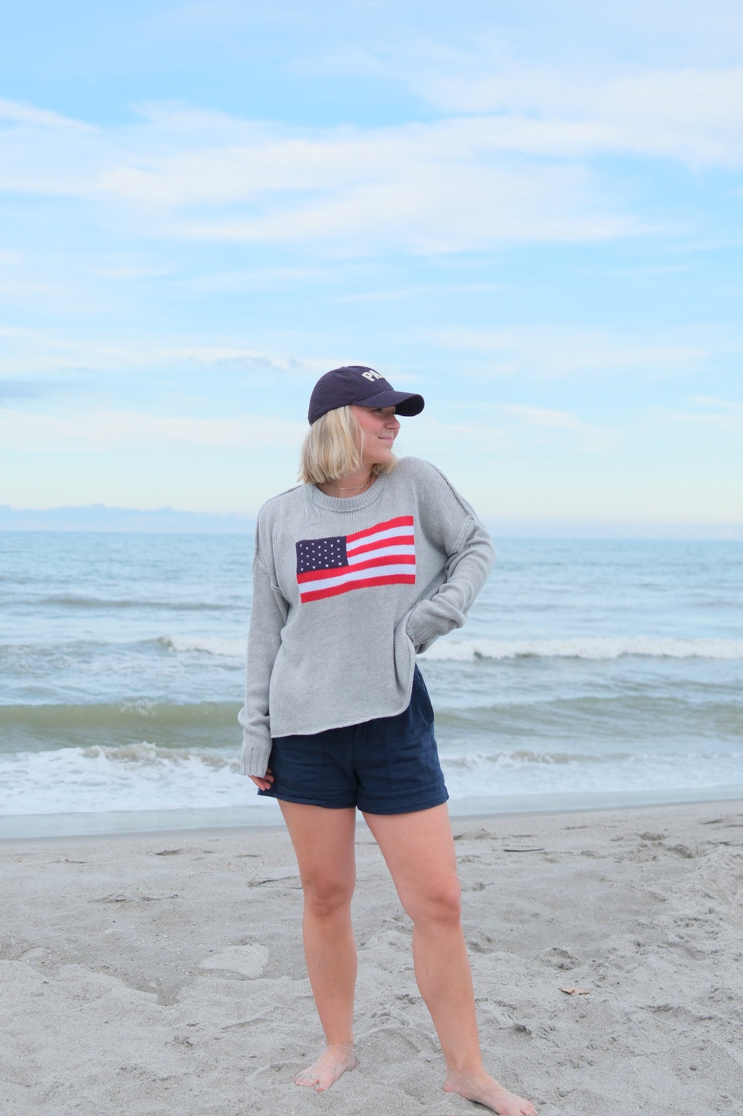 Flag Ship Sweater Oyster Grey