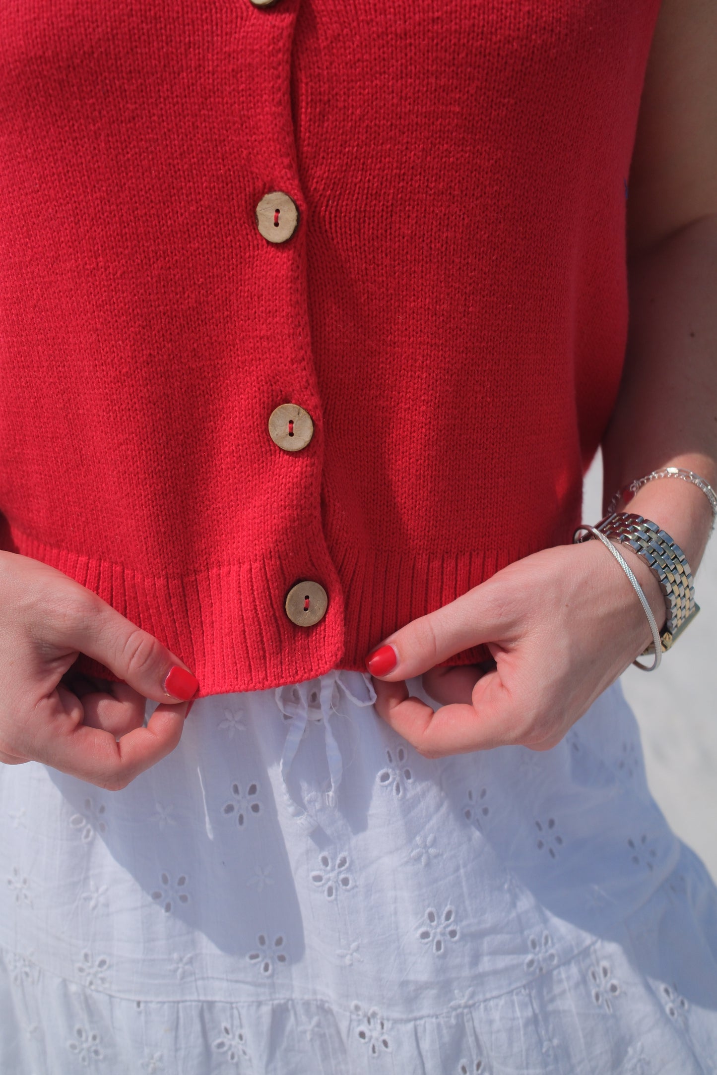 Cherry Sweater Tank