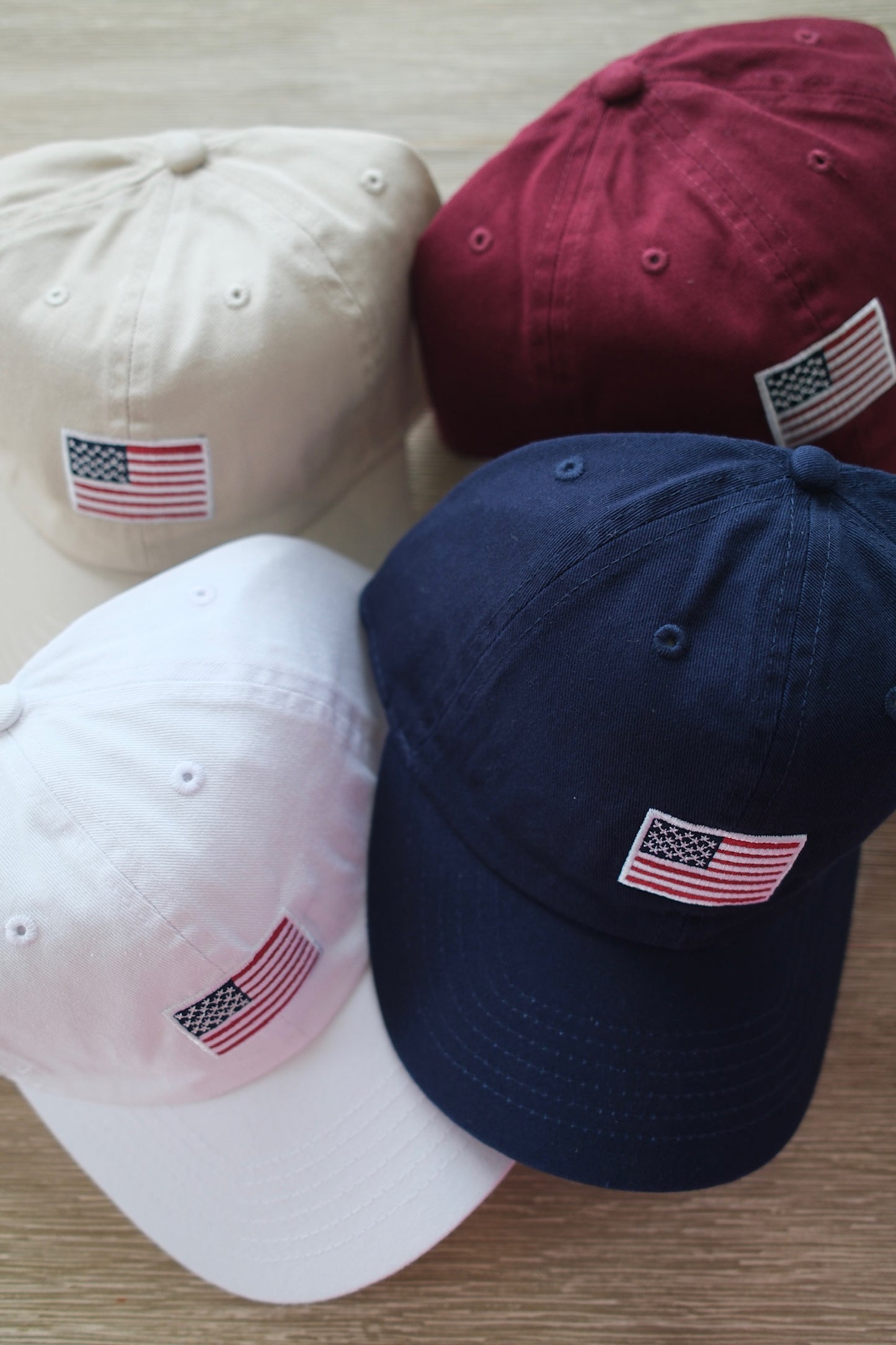 Flag Cap Dark Red