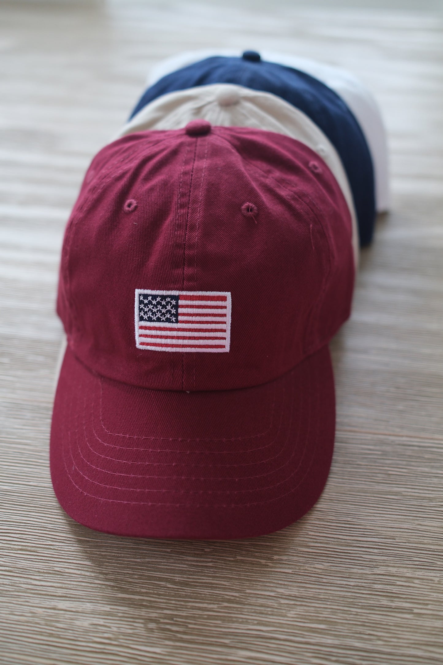Flag Cap Dark Red