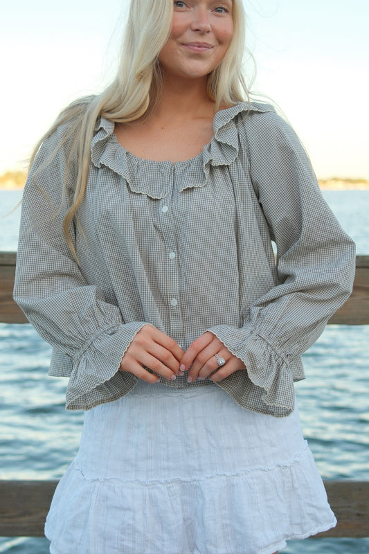Augusta Ruffle Blouse