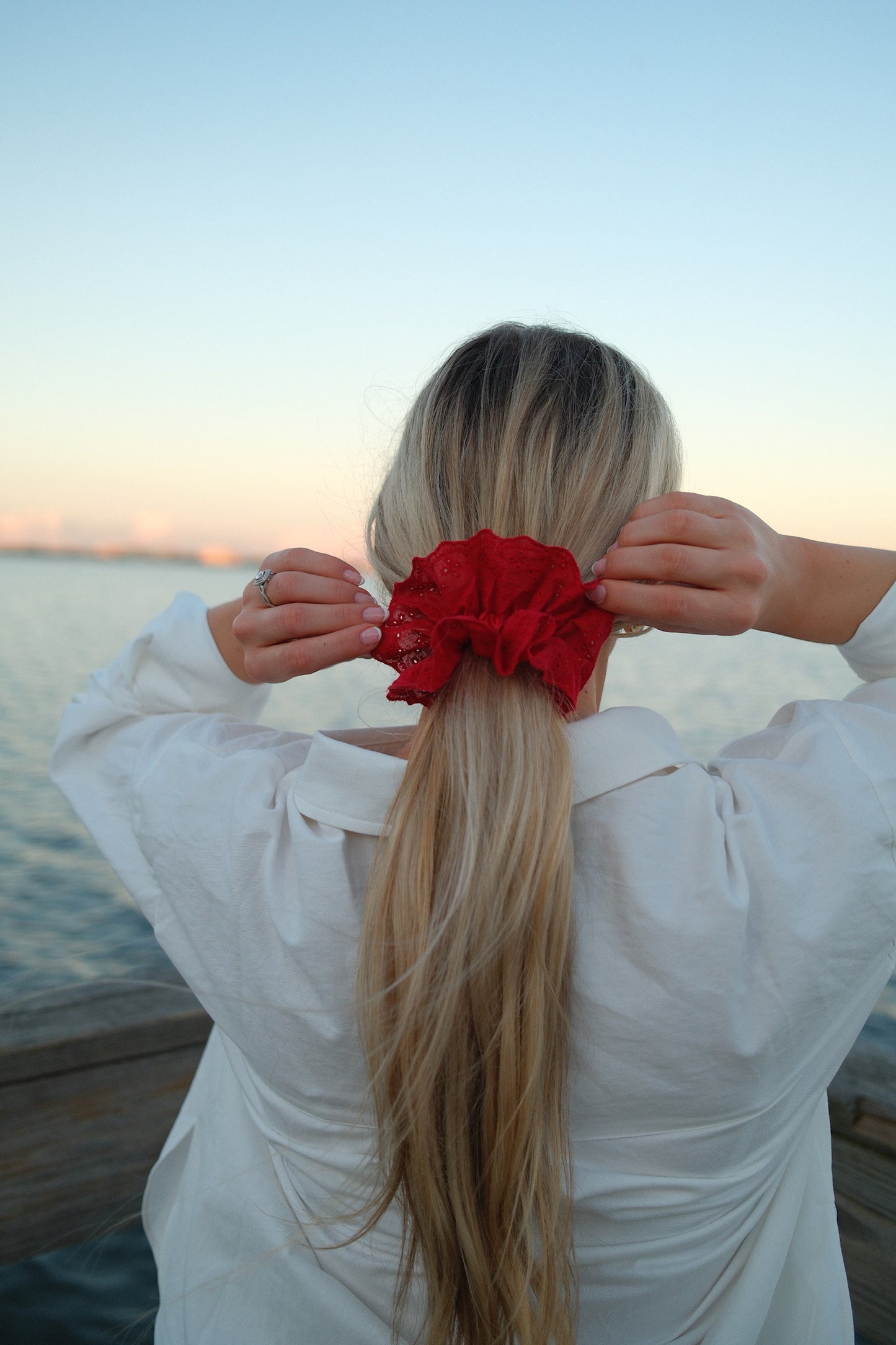 Eyelet Scrunchie