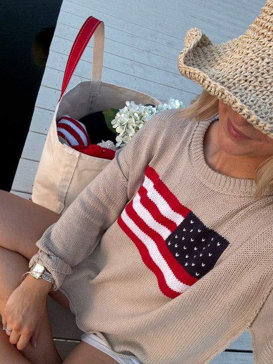 Flagship Sweater Sandy Beige