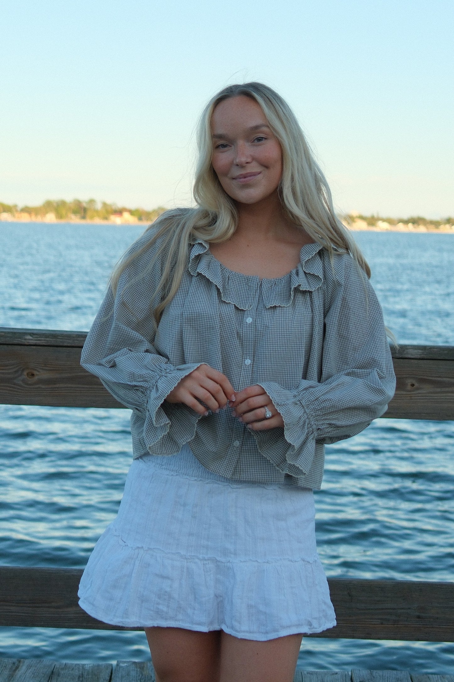 Augusta Ruffle Blouse