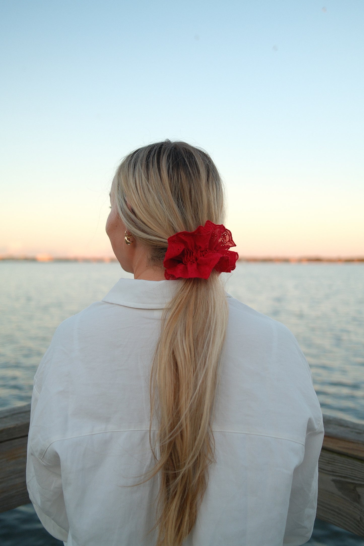 Eyelet Scrunchie