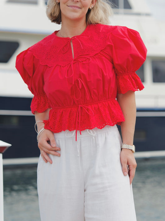 Rhubarb Blouse