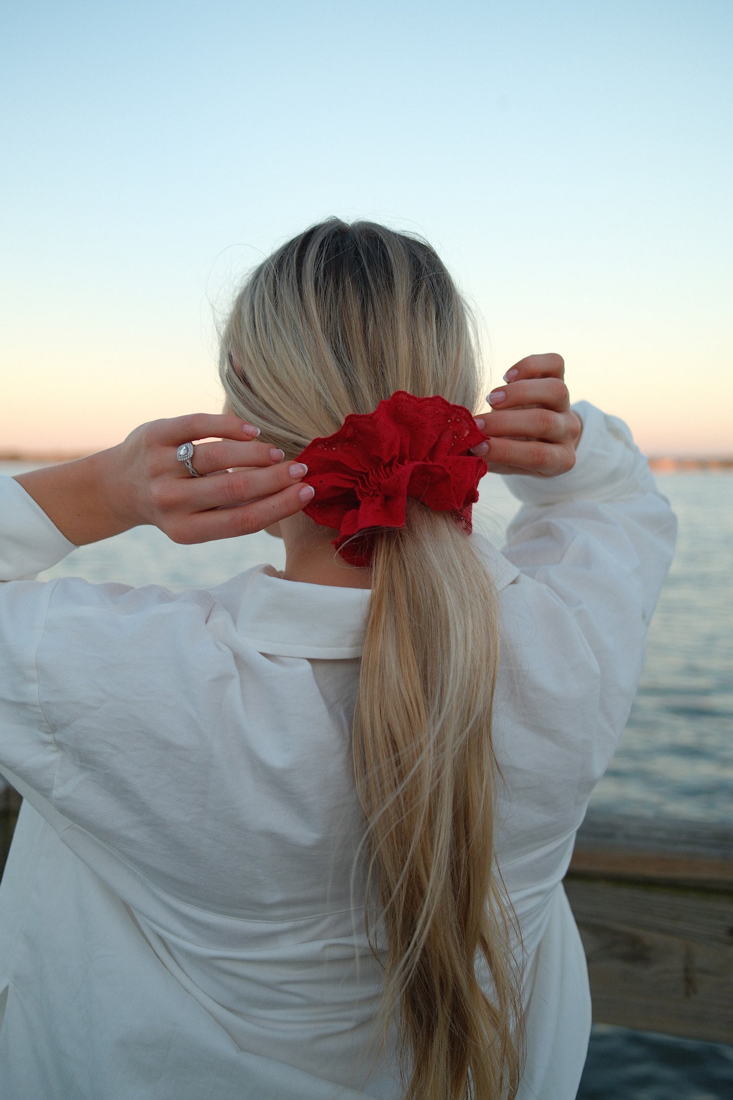 Eyelet Scrunchie