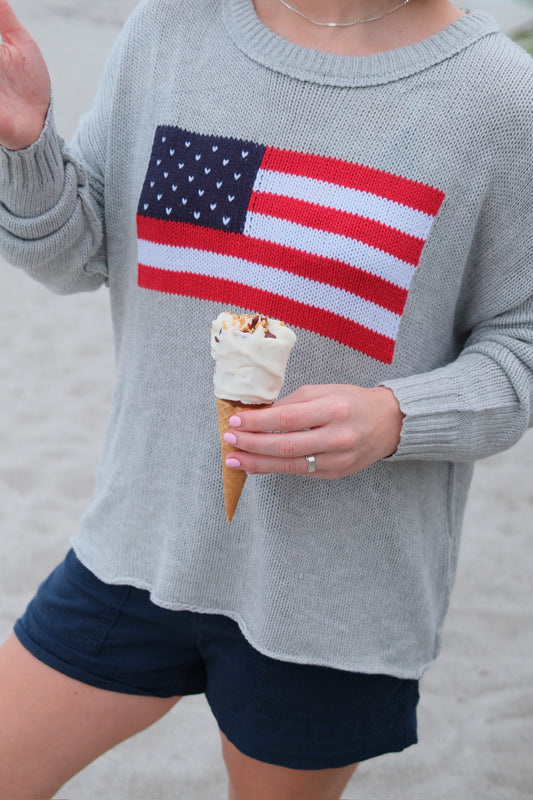 Flag Ship Sweater Oyster Grey
