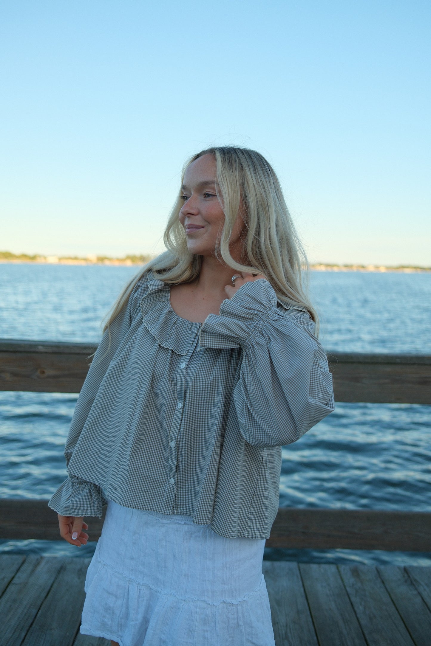 Augusta Ruffle Blouse