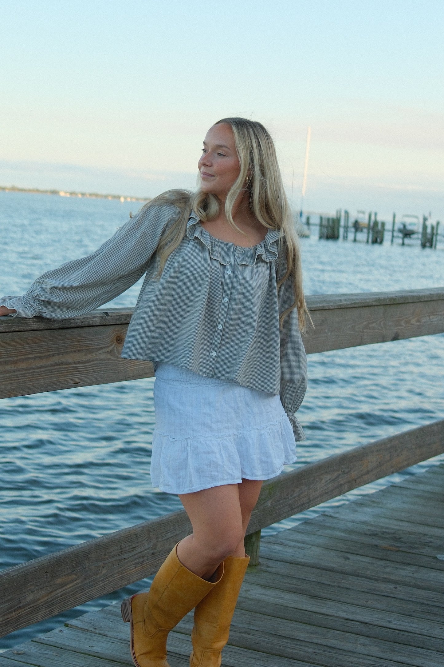 Augusta Ruffle Blouse