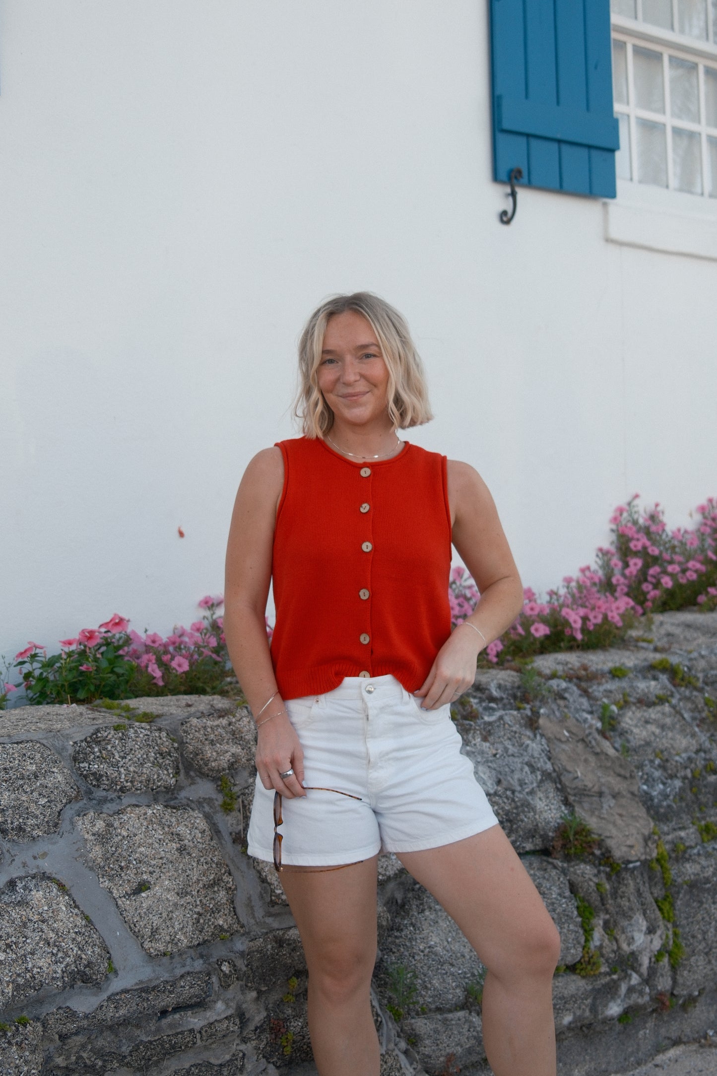 Cherry Sweater Tank