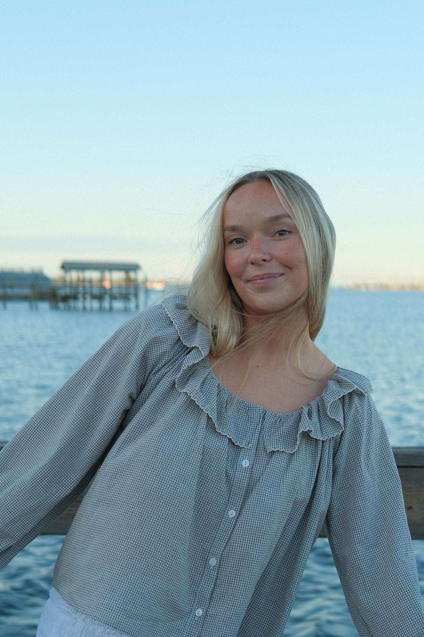Augusta Ruffle Blouse