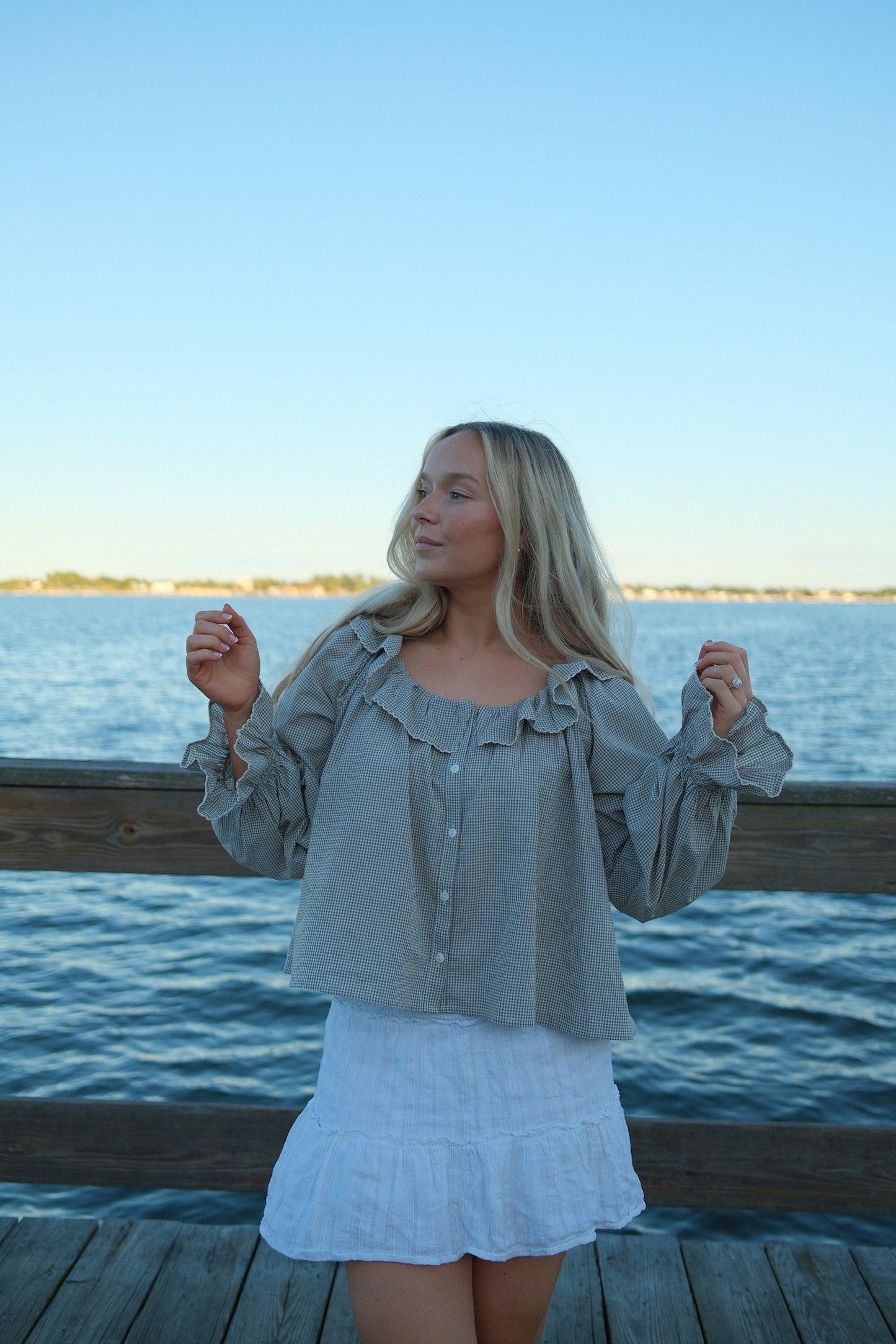Augusta Ruffle Blouse
