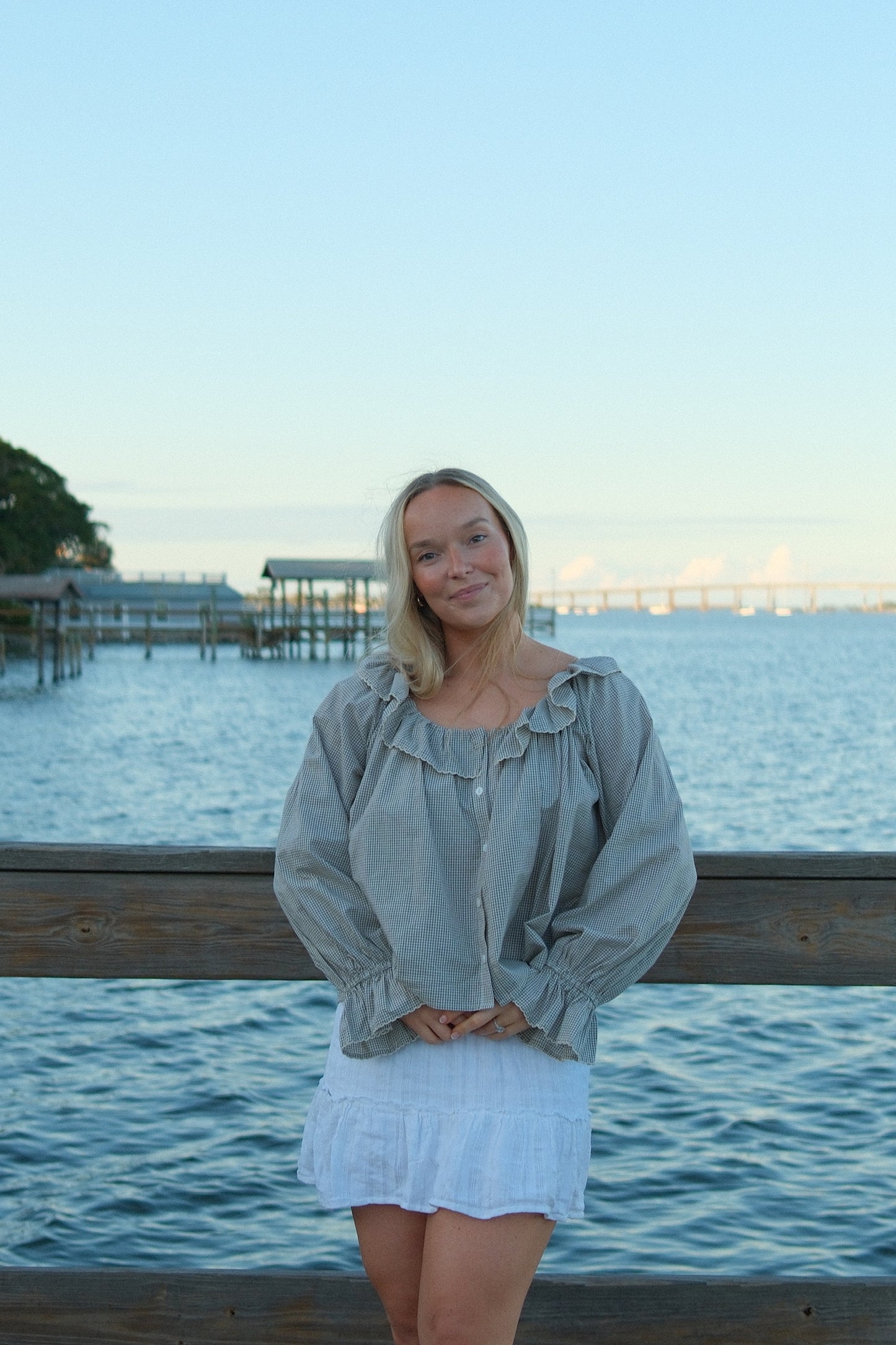 Augusta Ruffle Blouse