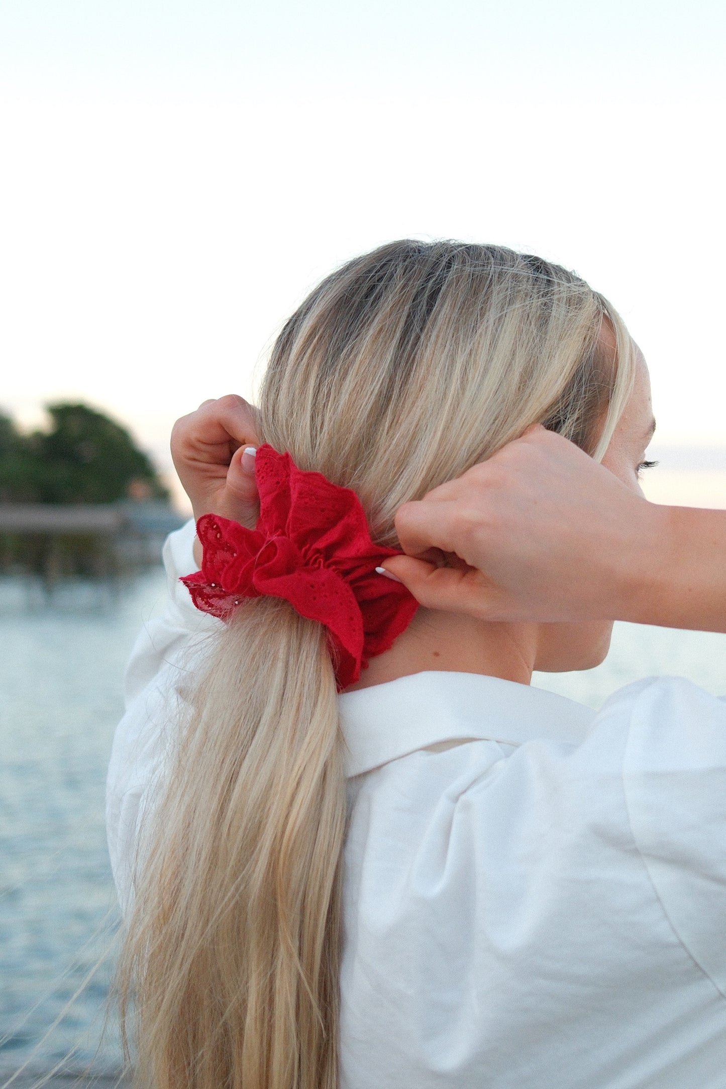 Eyelet Scrunchie
