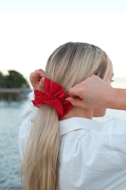 Eyelet Scrunchie