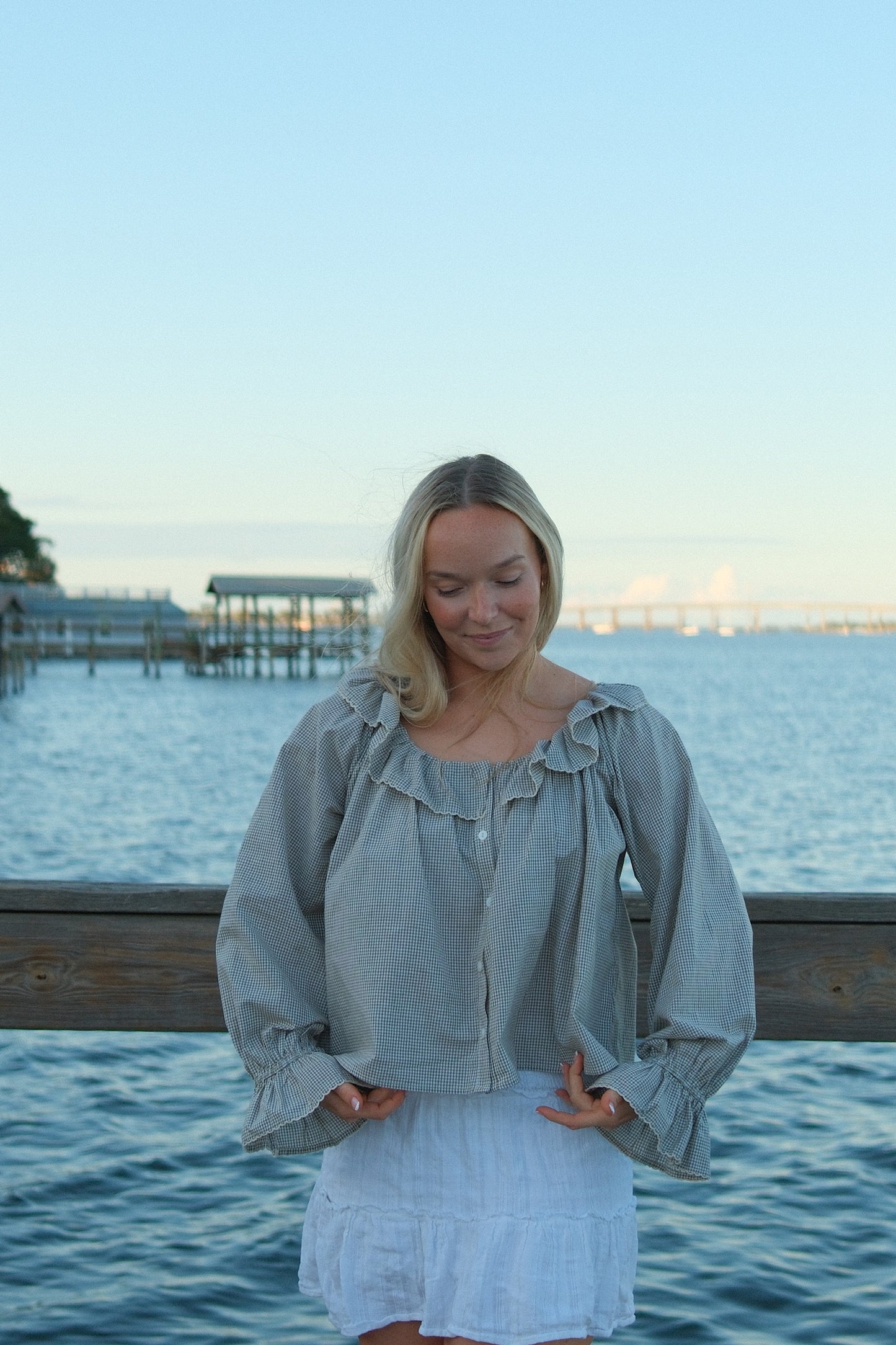 Augusta Ruffle Blouse