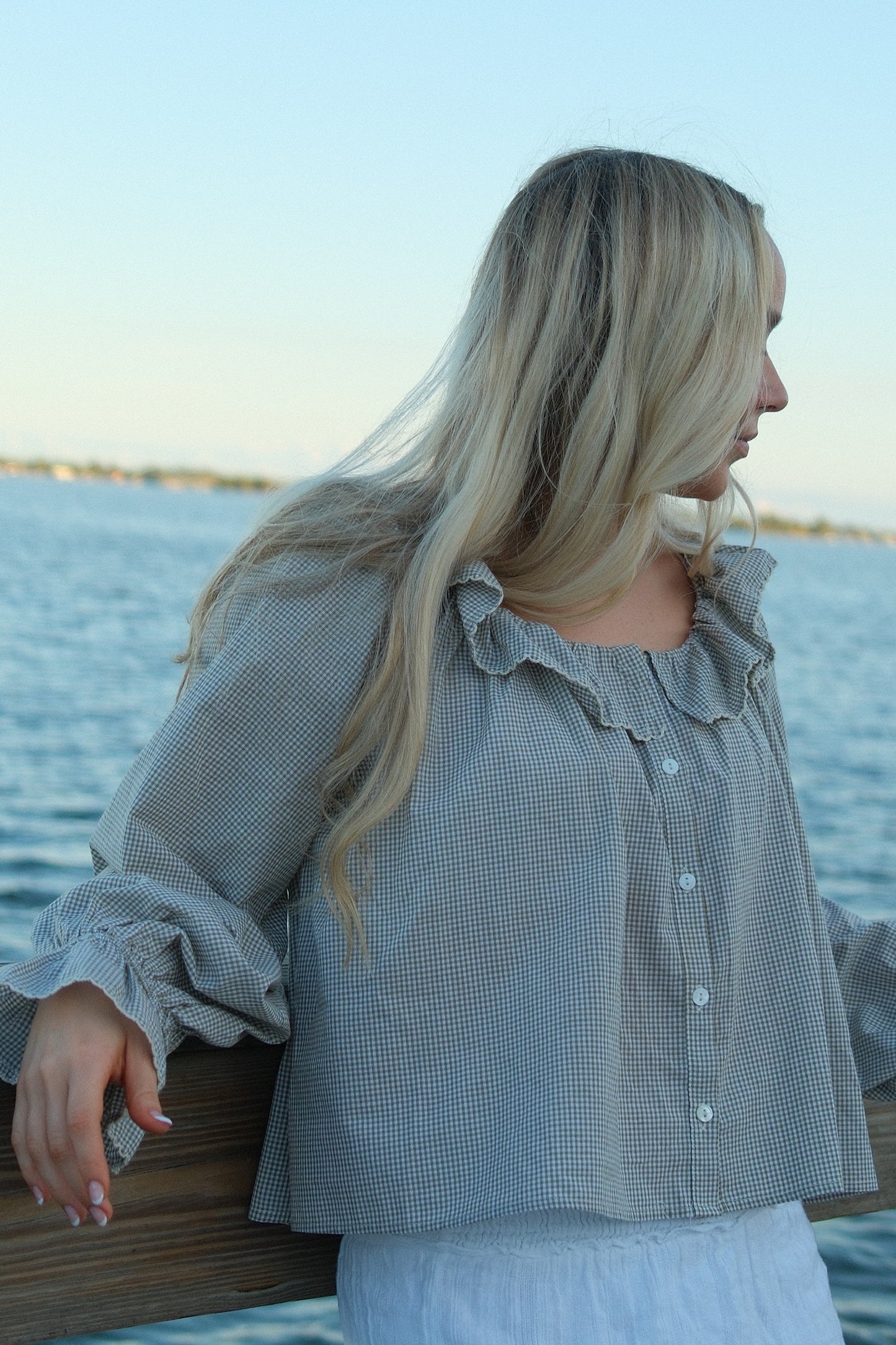 Augusta Ruffle Blouse