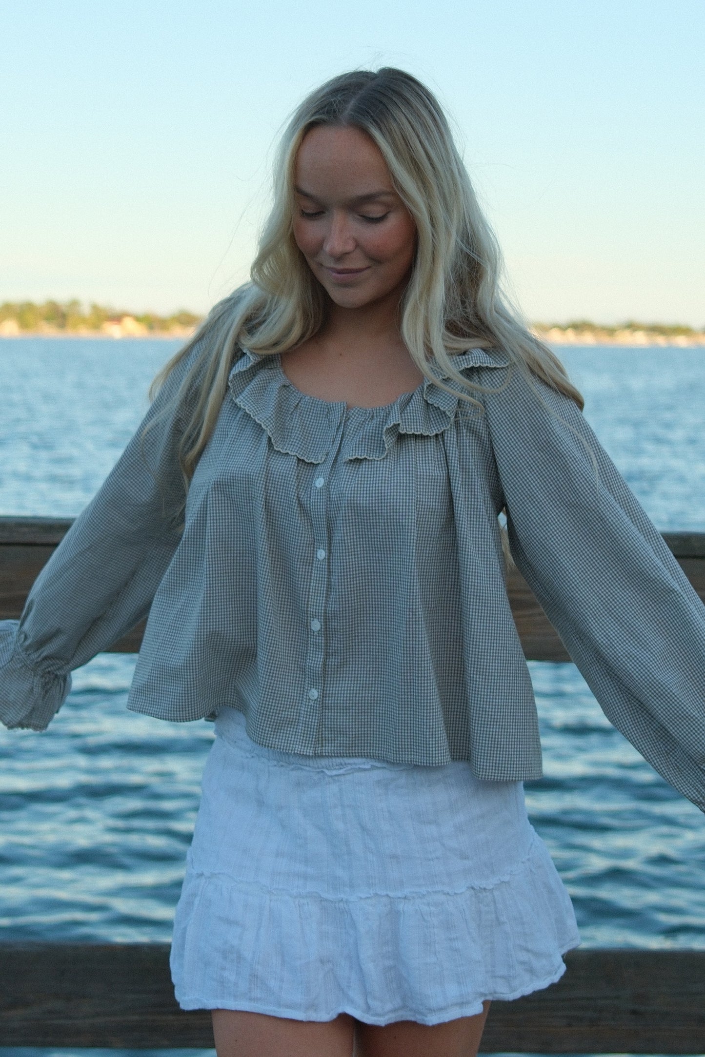 Augusta Ruffle Blouse