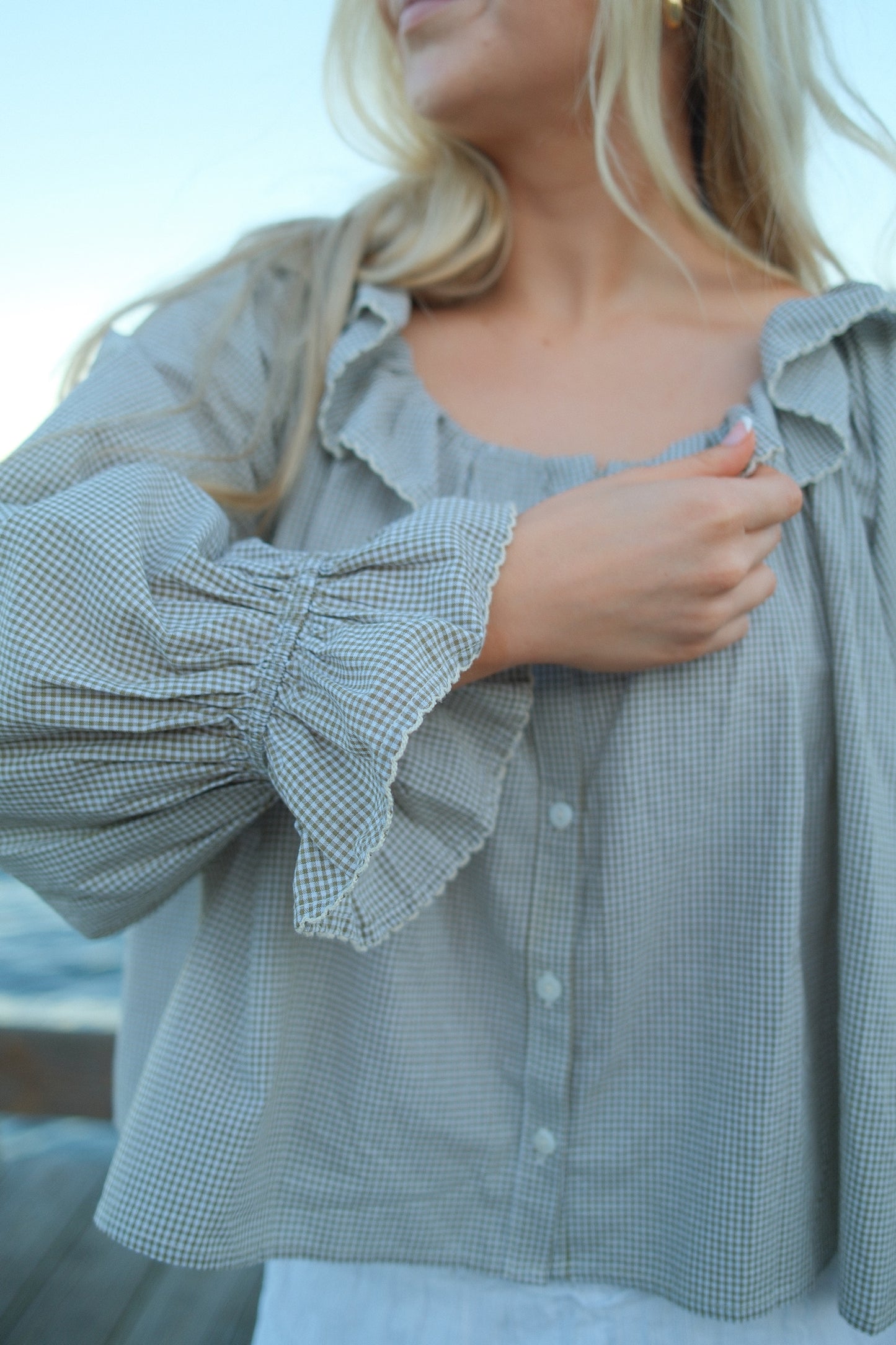 Augusta Ruffle Blouse