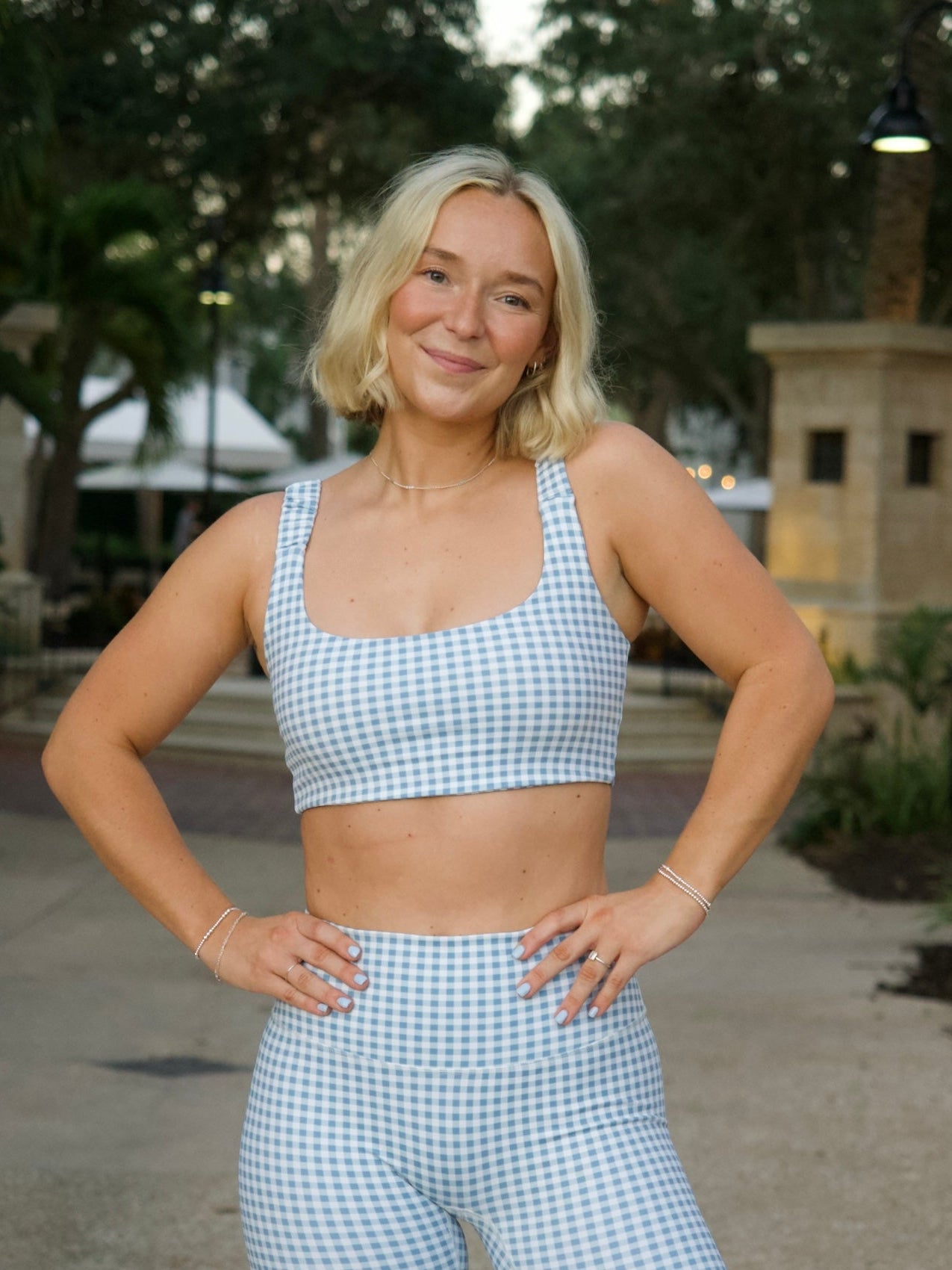Gingham Girl Sports Bra