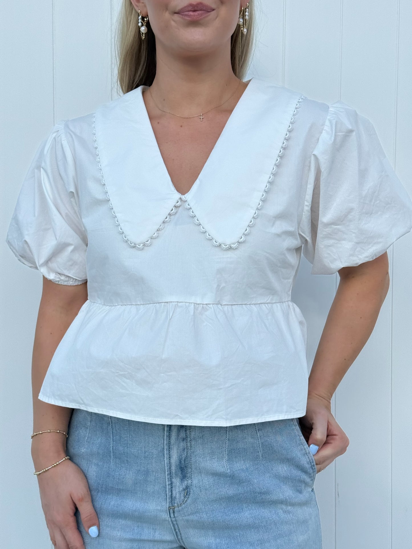 Montauk Blouse White