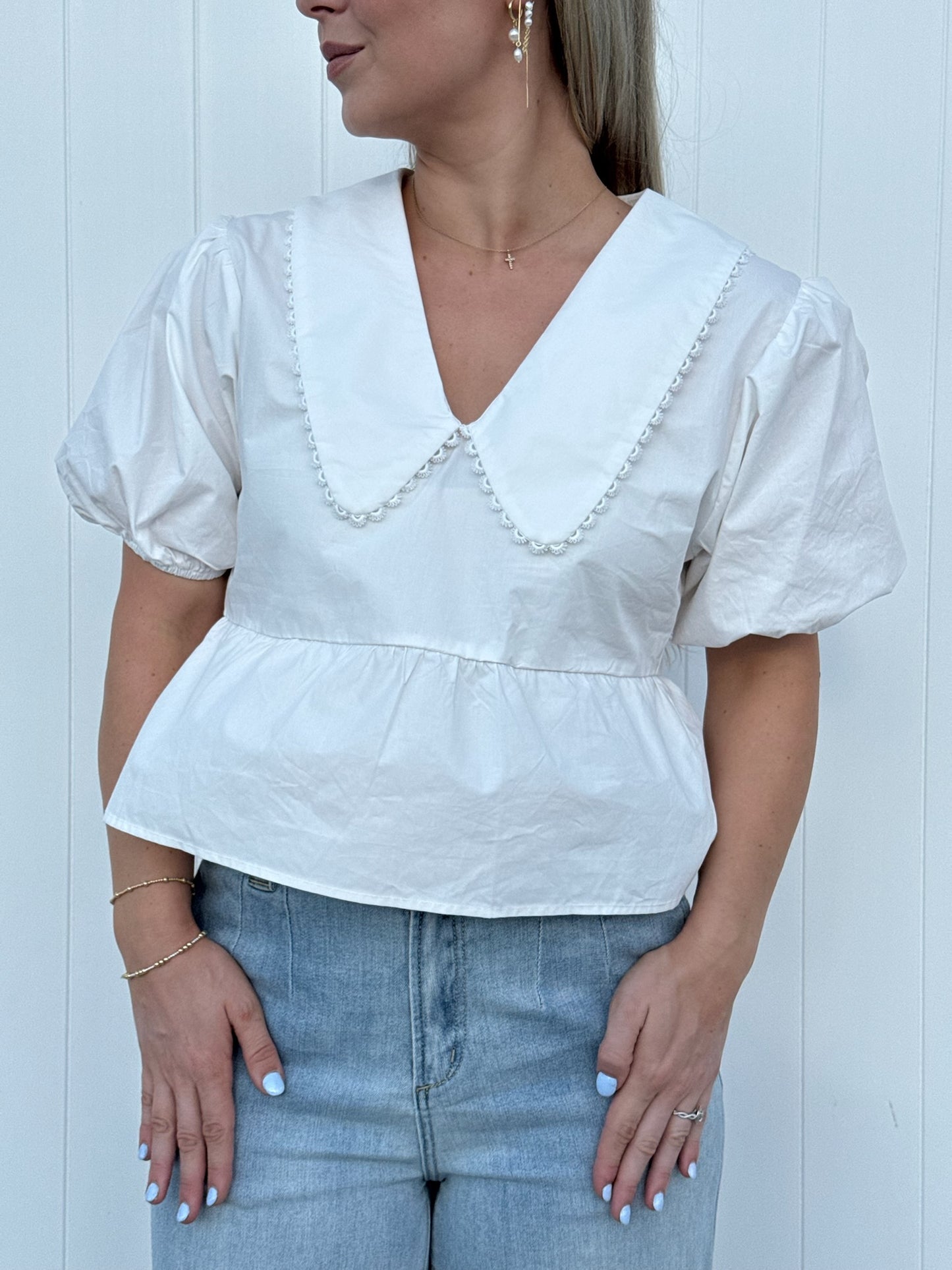 Montauk Blouse White