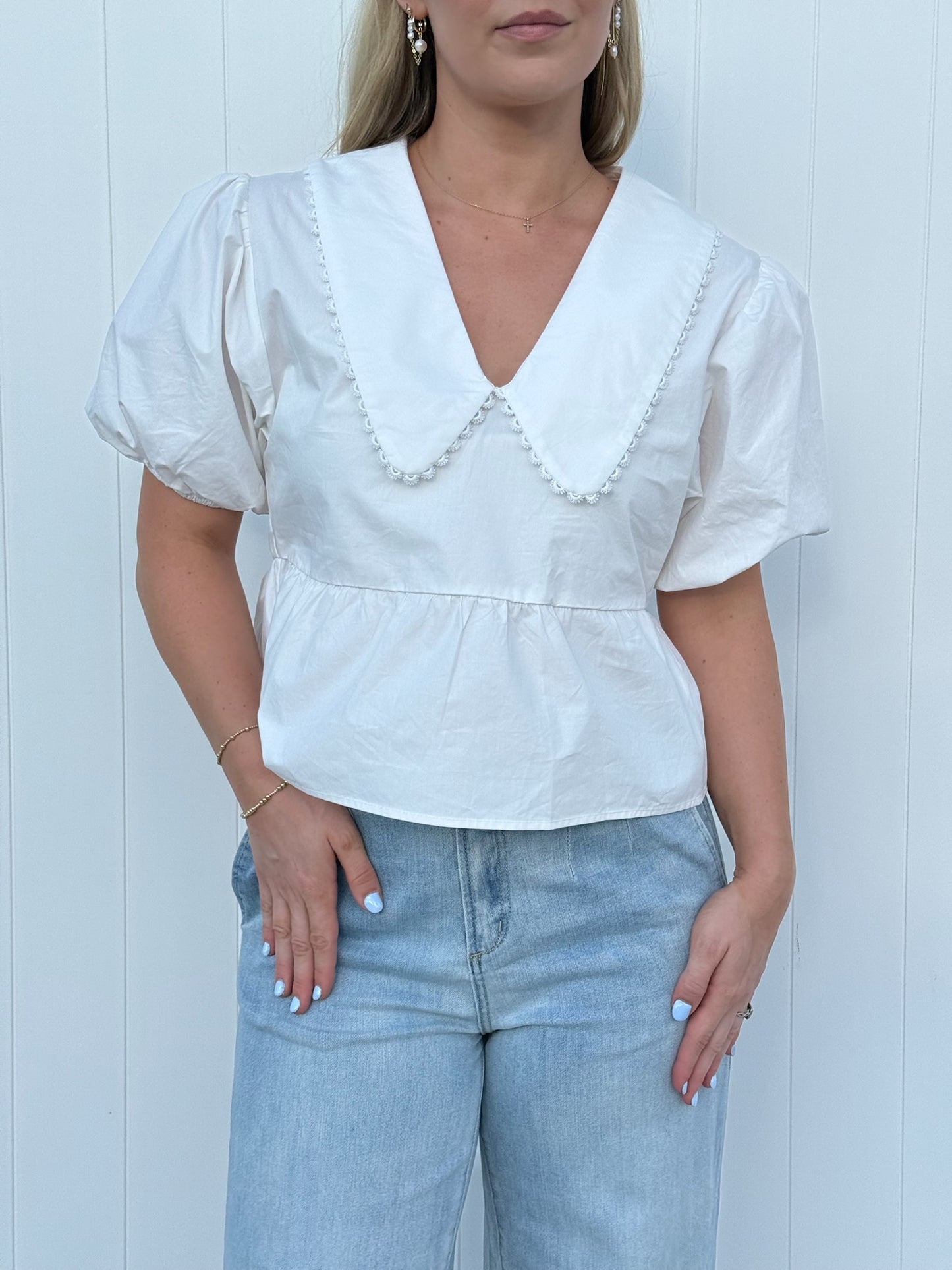 Montauk Blouse White