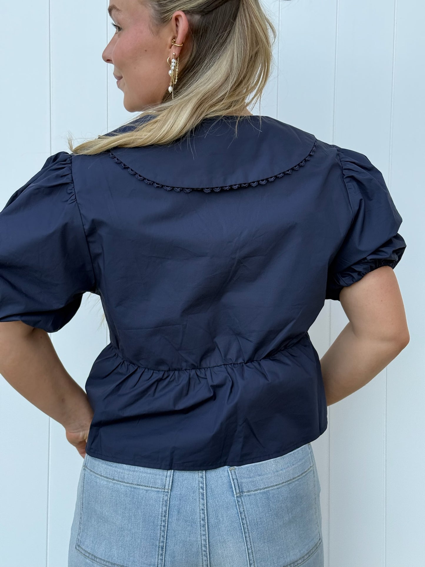 Montauk Blouse Navy